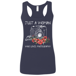 Just A Women Who Loves Photography Shirt  Tank Shirt