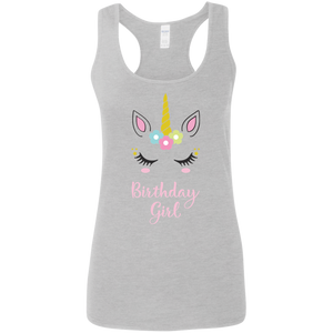 Funny Unicorn Birthday Tank Shirt